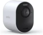Arlo Ultra 3 4K saugos kamera, papildoma kamera, IP saugos kamera, vidaus ir lauko, laidinė ir belaidė, 7,5 m, Amazon Alexa ir Google Assistant, danų, vokiečių, olandų, anglų, ispanų, prancūzų, italų, norvegų, lenkų, &scaron;vedų
