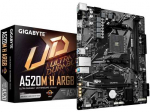 Pagrindinė plok&scaron;tė GIGABYTE A520M H ARGB płyta gł&oacute;wna AMD A520 Socket AM4 micro ATX
