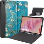 Plan&scaron;etinio kompiuterio dėklas Strado-Tech Graphic Lenovo Tab Plus TB351FU abrikosų spalvos