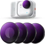 K&F CONCEPT ND/PL filtrų rinkinys Insta360 Go Ultra kamerai, ND8&ndash;ND64, SKU.1673