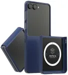 Dėklas Araree Aero Flex M MagSafe Qi2 skirtas Samsung Galaxy Z Flip7 tamsiai mėlynas