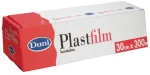 Buitinė plėvelė Duni plastikinė plėvelė PVC 30 cm x 300 m permatoma dėžutėje su plė&scaron;ymo briauna