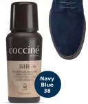 Tamsiai mėlyna zom&scaron;os ir nubuko spalvos atnaujinimo priemonė &ndash; Coccine Suede, Navy Mėlyna, 75 ml