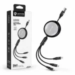 Kabelis USB Lenyes 3w1 USB-A 66 W LC523