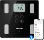 Svarstyklės Omron kūno sudėties analizatorius VIVA su Bluetooth, iki 150 kg, juodas