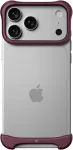 Arc Pulse &ndash; aliumininis apsauginis dėklas iPhone 18 Pro Max, matinis tamsiai raudonas (ARC-AP-AL-MDR-APL-IP-18-MAX)