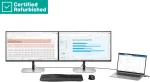 Hewlett Packard (HP) RENEW Sidabrinis HP 524pu Series 5 Pro FHD Charging Monitorius - 23.8" 1920x1080 FHD 350-nit 100Hz AG, IPS, USB-C(100W/15W)/HDMI/DisplayPort Daisy-Chain, 3x USB-A, RJ-45 LAN, height adjustable/tilt/swivel/pivot, 1 metai (replaces ...