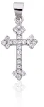 Diamond Sky Jewelry Sidabrinis kryželis su cirkoniais &bdquo;Grak&scaron;tumas II&ldquo;