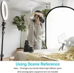 Selens 60 x 90 cm fotografijos difuzorius at&scaron;vaitas sulankstomas mink&scaron;tas pop-up difuzorius baltas studijos portretų produktų fotografijos video lauko foto studijos video įra&scaron;ymo fonas su ne&scaron;iojimo krep&scaron;iu