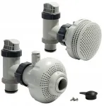 INTEX 26004 2x Vožtuvas, įleidimo + i&scaron;leidimo antgalio siurblio jungtis 38mm
