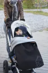 Byboom Softshell termoaktyvus funkcinis universalus lauko kūdikio antklodas 70 x 100 cm vežimėliui, sportiniam vežimėliui