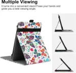 Vovipo universalus dėklas 6 colių, 6,8 colių 7 Kindle Paperwhite/colorsoft e-skaityklėms, apsauginis dėklas su rankos dirželiu, suderinamas su Kindle/kobo/tolino/pocketook/sony 6-6,8-7 colių e-skaityklėmis