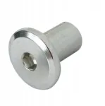 Veržlė m6 x 12 mm jungtims, ericsono tipas, nerūdijantis plienas, plok&scaron;čia galvutė