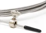 Atsarginis trosas &scaron;okdynei Crossfit, fitnesui ir boksui 1.8 mm plieno trosas | Suderinamas su kitais prekių ženklais. Sidabrinis varžybų trosas 1.8 mm Velites
