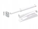 Italijos "italiana Ferramenta" baltas ilgis 37mm magnetinis durelių fiksatorius