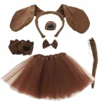 Cosplay kostiumas &scaron;uns ausys uodega petne&scaron;os vaikams i&scaron;leistuvėms