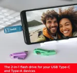 Sandisk Ultra Dual Drive Go Usb-c 128 Gb atmintinė