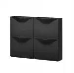 Ikea batų spintelė trones, juoda, 52x18x39cm, 2vnt