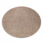 Kilimas Soffi apvalus shaggy 5cm smėlio spalvos 160 cm