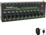 Aveek 10 kanalų mini stereo garso mik&scaron;eris, mažo triuk&scaron;mo, skirtas tiksliam submai&scaron;ymui, 1/4 colio Trs įvestis/i&scaron;vestis, idealus Mikrofonams/pc/gitaroms/bosas/scenai