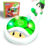 Gl&uuml;ckpa Mario hover futbolo kamuolys su led, žaislas vaikams, žaidimas patalpose/lauke, oro galios futbolo kamuolys vaikams nuo 3 4 5 6 7 8-12 metų, futbolo dovana berniukams ir mergaitėms nuo 3-10 metų