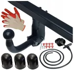 Firminis vilkimo kablys su laidais volkswagen vw caddy 2004 2020 iv 4 iii 3 2k