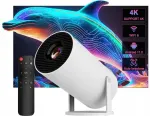 Hy300 mini projektorius 4k android 11 wifi6 bt5.0 namų kino projektorius