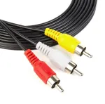 Xenocam 4.6m Rca audio video composite kabelis Dvd/vcr/sat geltonas baltas raudonas