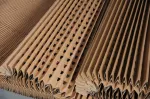 Fere Kartoninis (akordeono) rudas filtras 0.9 x 11 [m]