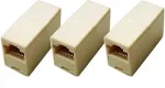 Saraoriginalshop 3 x Rj 45 jungtis tinklo kabeliui Cat 5e Cat 6 jungiamasis kabelis ethernet adapteris 2 x Rj45 lizdas Dsl Lan plėtinys