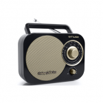 Muse | Portable radio | M-055RB | AUX in | Juodas/Gold