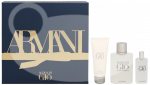 Giorgio Armani Acqua di Gio for Men (Rinkinys Vyrams) EDT 100ml + EDT 15ml + 75ml Du&scaron;o želė
