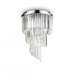 Lubinis &scaron;viestuvas Ideal Lux Ceiling lamp with 12 lights CARLTON, E14, auksinis color