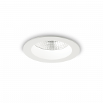 Lubinis &scaron;viestuvas Ideal Lux 10W recessed lamp 1 light BASIC, 3000K, chrome