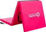 Sulankstomas gimnastikos kilimėlis HMS Premium MGS02 1800x600mm, rožinis