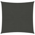 Uždanga nuo saulės, antracito spalvos, 7x7m, HDPE, 160g/m&sup2;
