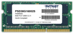 Ne&scaron;iojamo kompiuterio atmintis PATRIOT SIGNATURE DDR3 8GB CL11 PC3-12800 (1600MHZ) SODIMM