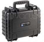 B&W Outdoor Cases Type 3000 Juoda su segregatorem