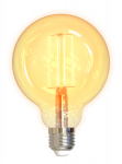 DELTACO SMART HOME LED lempa, E27, WiFI 2.4GHz, 5.5W, 470lm, diminama, 1800K-6500K, 220-240V, SH-LFE27G95