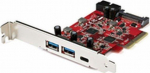 PCI kortelė Startech PEXUSB312A1C1H