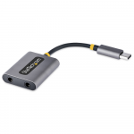 StarTech USB Type-C dvigubas ausinių adapteris su mikrofono įvestimi