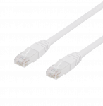 Tinklo kabelis DELTACO U/UTP Cat6, 10m, baltas / TP-610V-K / R00210003