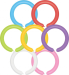 Gemar Modeliavimo balionai D4, 140 cm ilgio, WED 5 cm, 250 vnt.