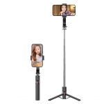 USAMS Selfie Stick Tripod juodas ZB25601 (US-ZB256)