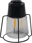Pakabinamas &scaron;viestuvas 2,6W LED pakabinamas/mobilus įkraunamas &scaron;viestuvas, juodas, 3000-6000K, dimeriuojamas, IP44