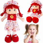 Malplay Mink&scaron;tas žaislas Skudurinė lėlė Peppi, 42 cm