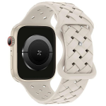 Beline apyrankė Apple Watch silikoninė Woven 38/40/41mm starlight