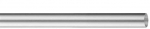 Domoletti CURTAIN ROD D16 240CM MAT CHROM 91290240