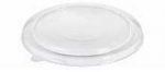 Multi Plastikinis dangtelis Catersource apvalus &Oslash;184 mm PET skaidrus rudo kraft popieriaus salotų dubenėliui, 50 vnt./vnt. - (50 vnt.)