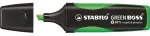 STABILO Žalias BOSS, 1 pc(s), Žalias, Chisel tip, Juodas, Žalias, Plastic, 2 mm